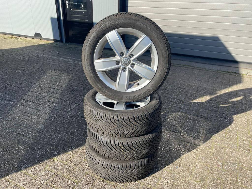 Originele Volkswagen Wielen Passat/Golf 6/7 wielen 16 inch, Auto-onderdelen, Banden en Velgen, Ophalen, Gebruikt, 16 inch, Banden en Velgen