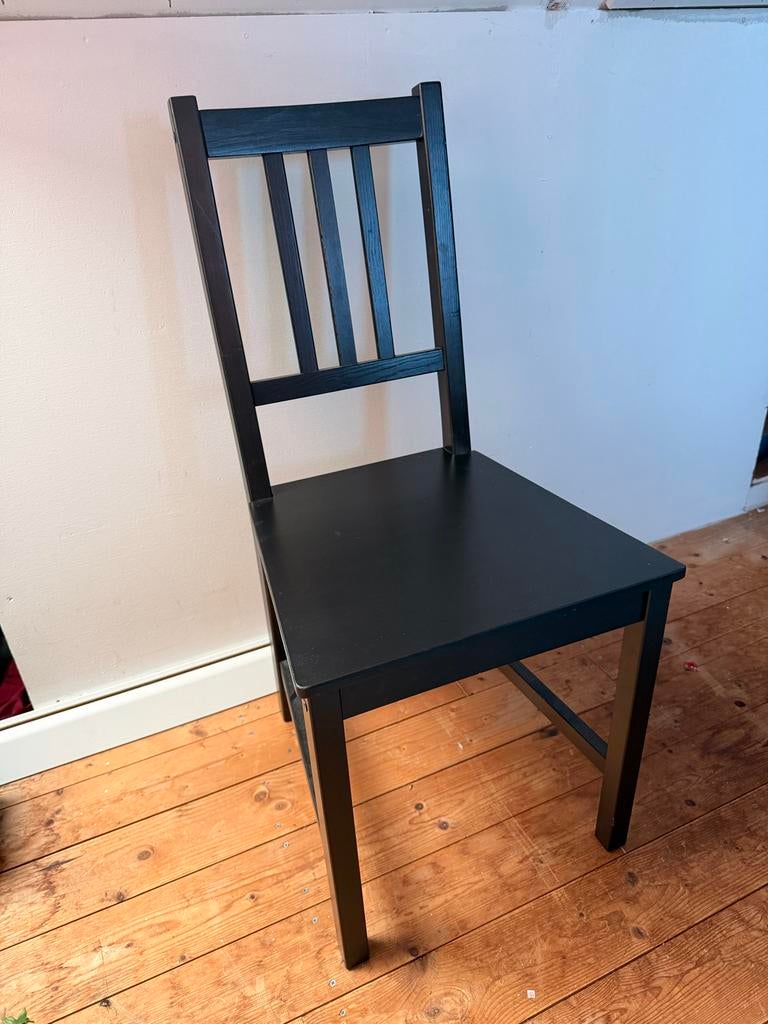 Zwarte Stefan IKEA stoel, Ophalen, Gebruikt, Zwart, Eén