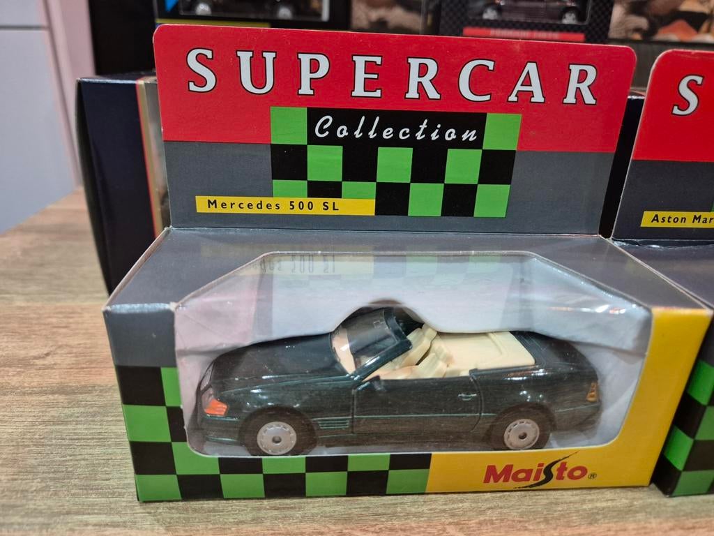 Maisto Supercar Collection Mercedes 500 SL, Ophalen of Verzenden