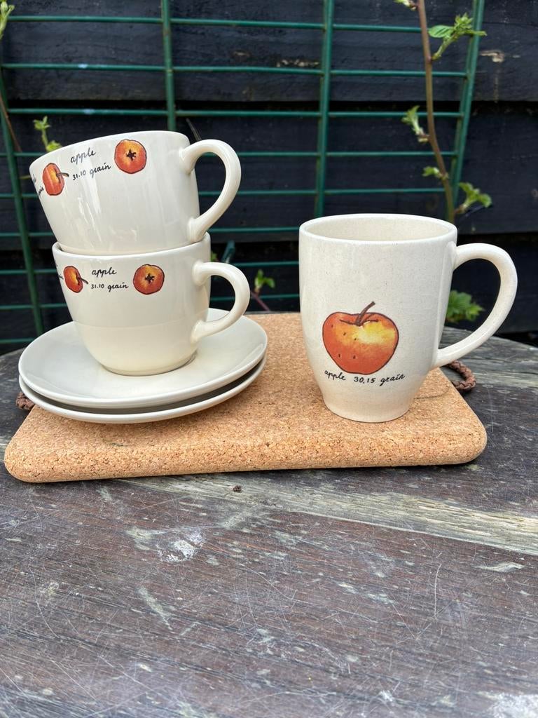 Setje Jet  ter Steege, Ophalen of Verzenden, Zo goed als nieuw, Overige stijlen, Kop(pen) en/of Schotel(s)