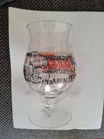 Duvel bier glas, zwart, rood en goud, Ophalen of Verzenden, Nieuw, Glas of Glazen, Duvel