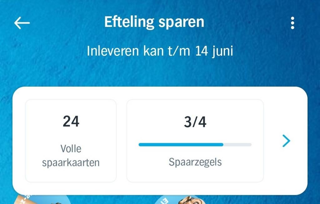 🕌24 digitale spaarkaarten AH Eftelingzegels🎡.Per sp.krt., Verzamelen, Supermarktacties, Albert Heijn, Ophalen