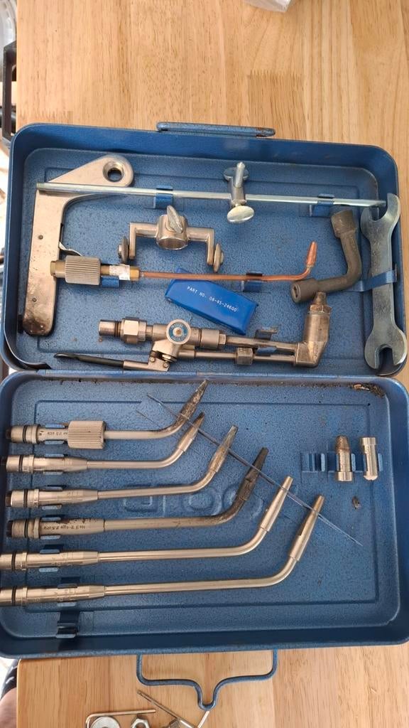 Gloor Lasapparaat / Lasbrander Set in Koffer, Ophalen of Verzenden, Gebruikt, Minder dan 150 ampère, Overige typen