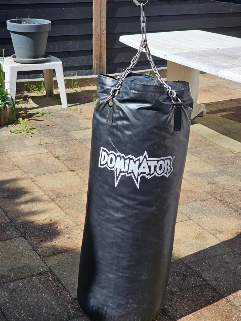 Zware bokszak Dominator – 50-60 kg – met ketting (4 ringen), Sport en Fitness, Vechtsporten en Zelfverdediging, Groter dan maat XL