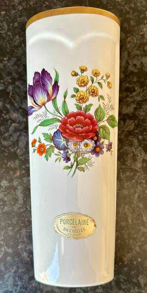 Vintage Porcelaine de Bruxelles keramieken radiatorbakje, Ophalen of Verzenden