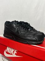 Maat 47,5 - Nike Air Max 90 Leather Black, Verzenden, Zwart, Nike, Sneakers of Gympen