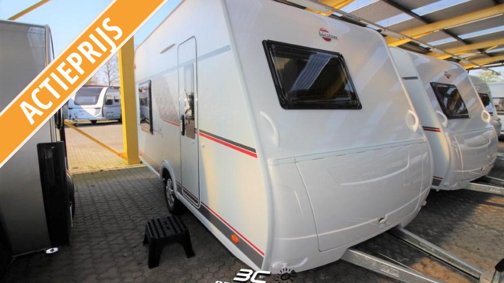 Bürstner Premio Plus 410 TS NWE VOOR PRIJS VAN GEBR, Caravans en Kamperen, Bedrijf, Tot en met 3, Bürstner, 4 tot 5 meter