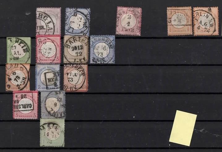 Duitse Rijk 1872 Kavel 90, Verzenden, Duitse Keizerrijk, Gestempeld