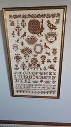 Merklappen ingelijst, Hobby en Vrije tijd, Ophalen, Zo goed als nieuw, Overige typen