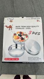 Stainless steel 2 bakvormen, Ophalen of Verzenden, Nieuw, Taarten, Bakvorm