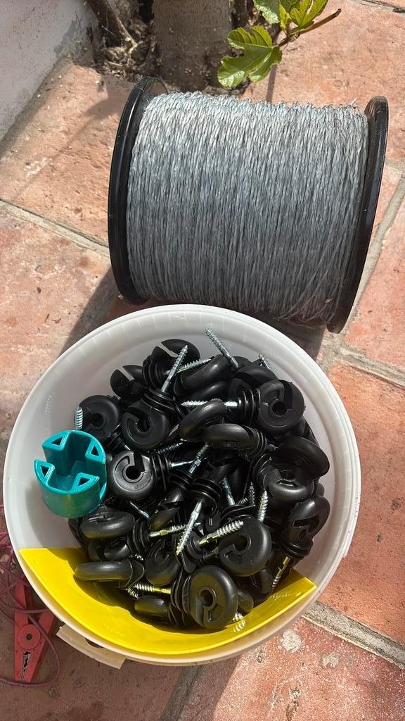 Ringisolatoren + stroomdraad, Dieren en Toebehoren, Overige Dieren-accessoires, Nieuw, Ophalen