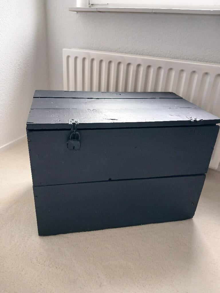 Houten speelgoedkist, Ophalen, Minder dan 50 cm, 50 tot 100 cm, Zo goed als nieuw