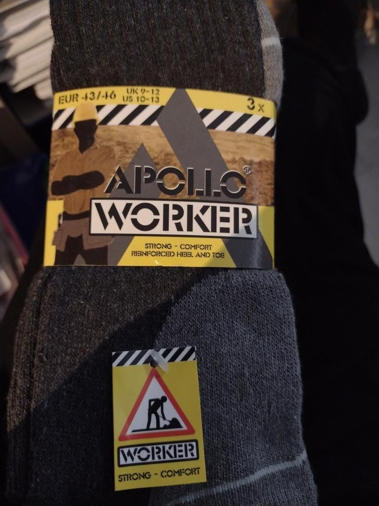 Restant partij Apollo werksokken div maten NIEUW, Overige typen, Overige kleuren, Ophalen of Verzenden, Apollo