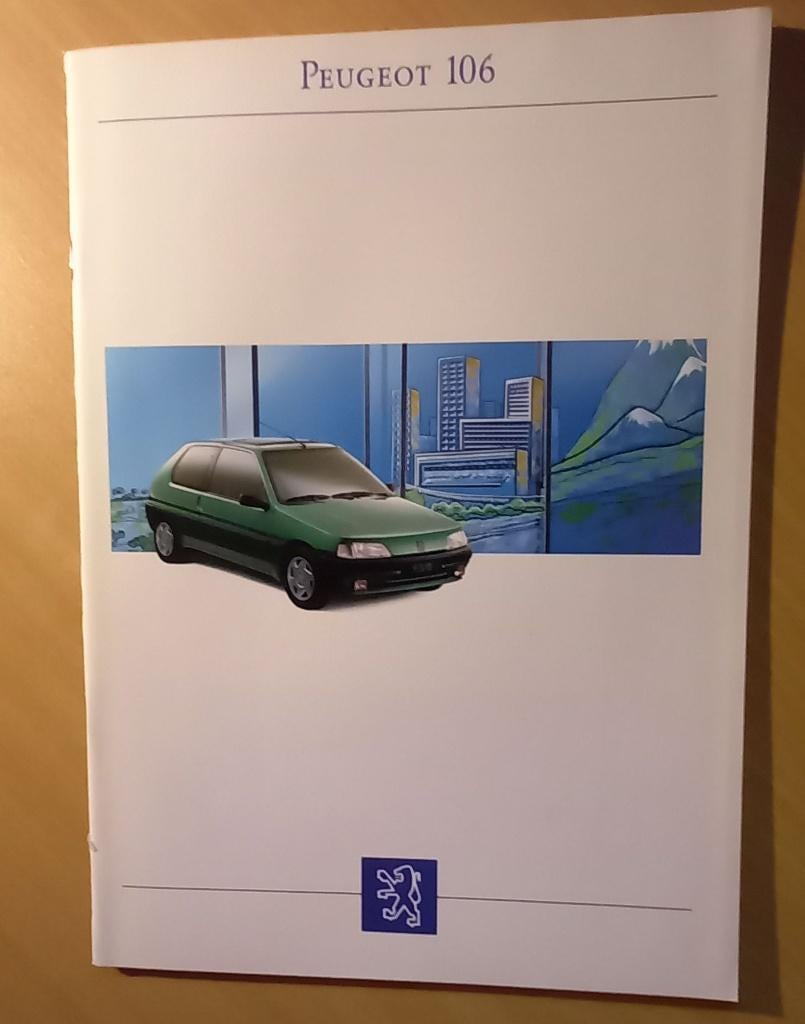 Peugeot 106 brochure 1993, Verzenden, Zo goed als nieuw, Peugeot