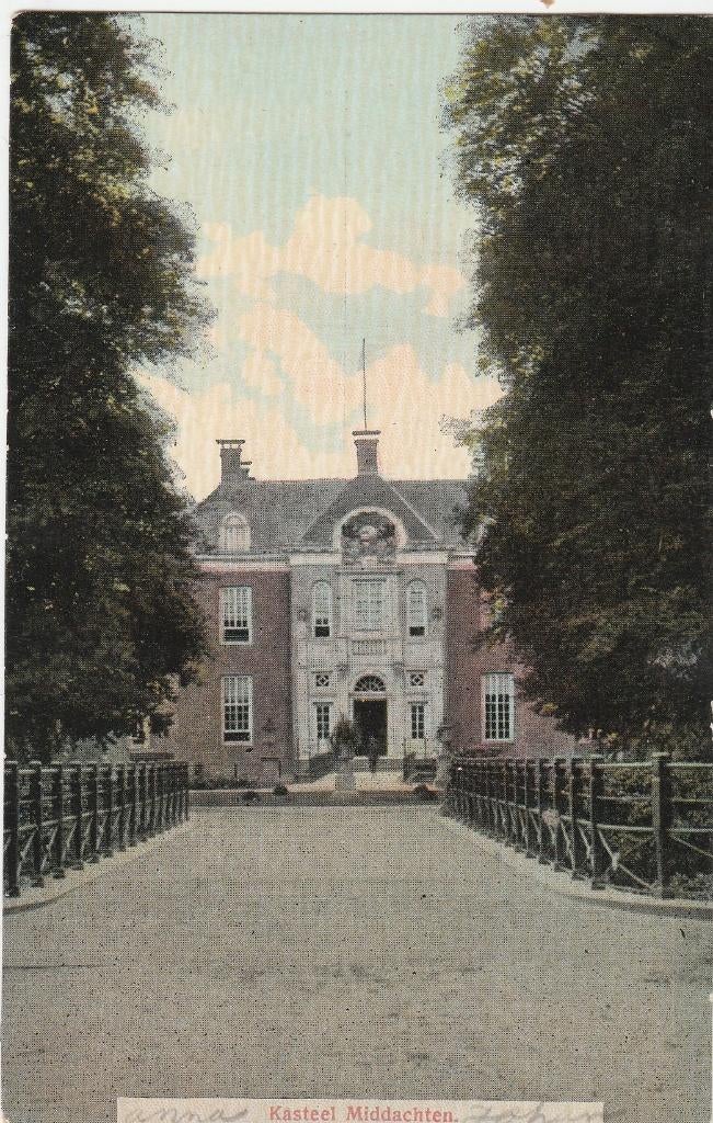 de steeg- kasteel middachten 1908, Ophalen of Verzenden, Voor 1920, Gelderland
