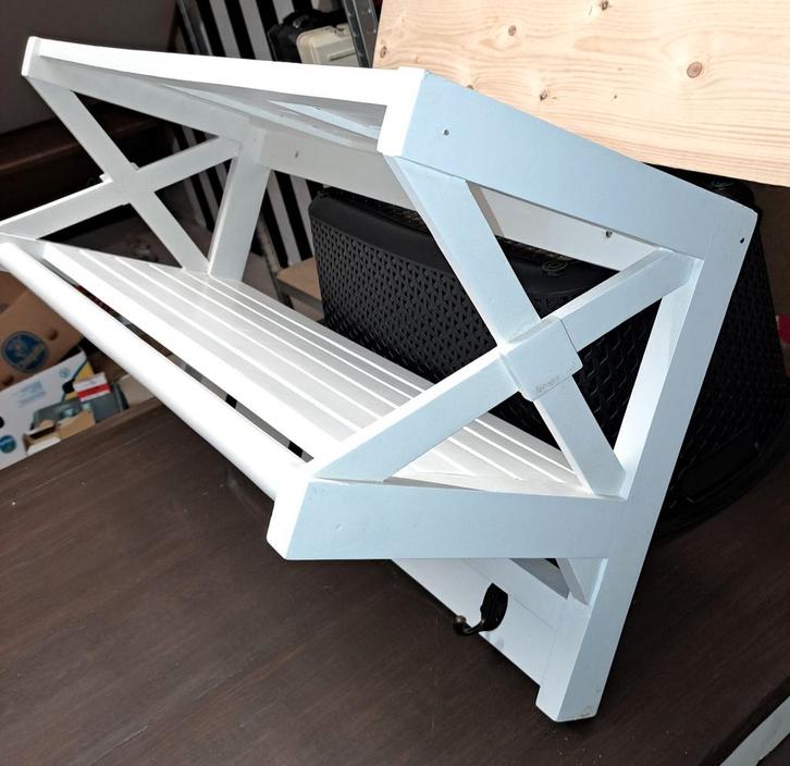 Mooie wandkapstok in Riviera Maison stijl, Huis en Inrichting, Woonaccessoires | Kapstokken, Gebruikt, Wandkapstok, Minder dan 100 cm