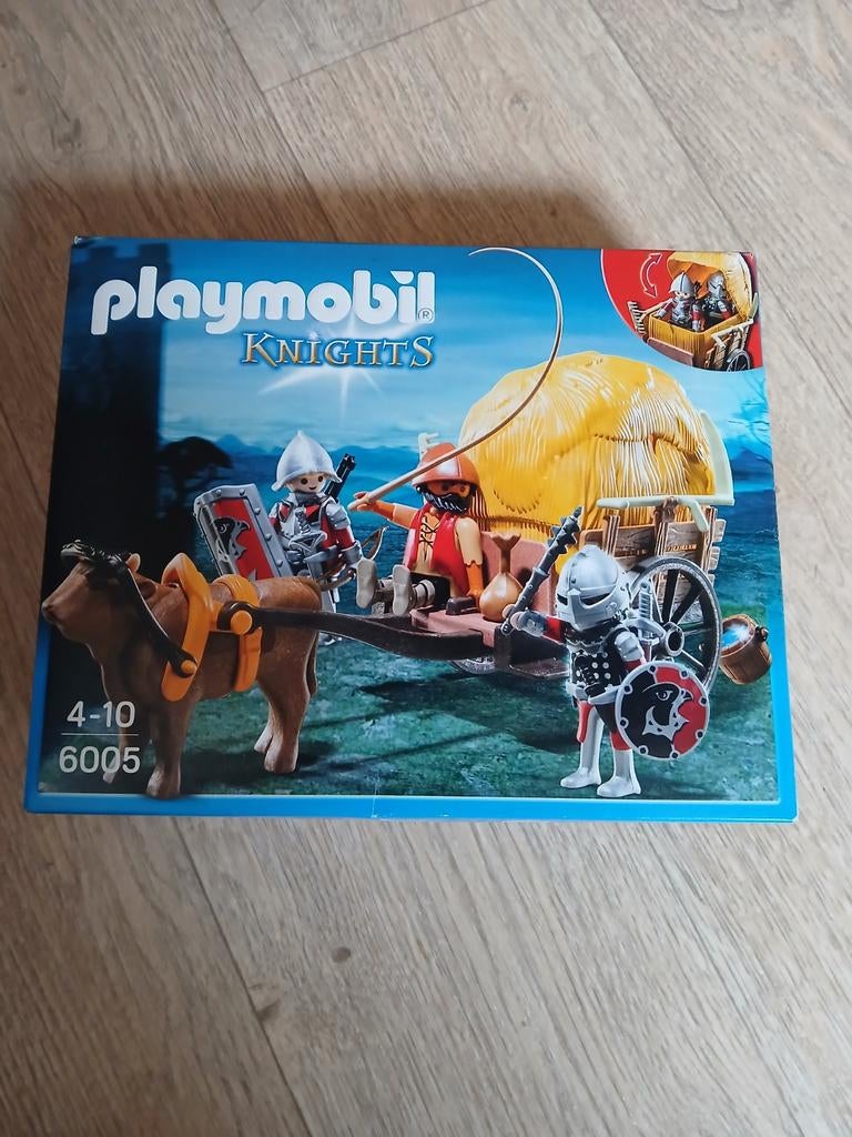 Playmobil 6005 ridders met os en kar, Ophalen of Verzenden, Nieuw, Complete set