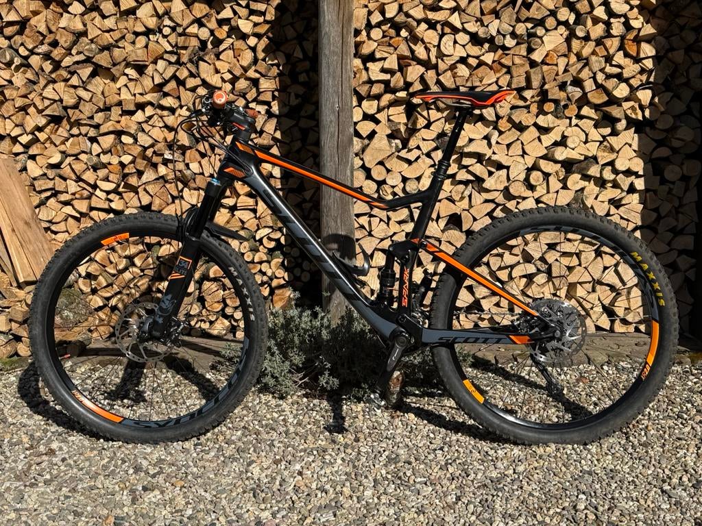 Zeer goed onderhouden Scott Spark 710, zwart carbon, maat L, Overige merken, Ophalen of Verzenden, Zo goed als nieuw, 53 tot 57 cm