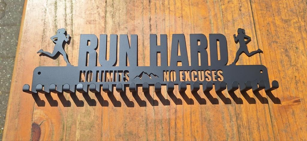 Medaille Rek "Run Hard" voor hardlopers, Ophalen of Verzenden