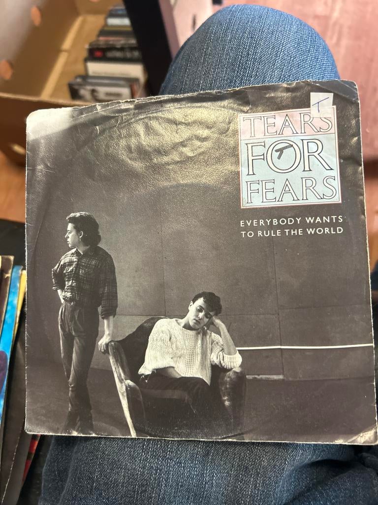 Tears For Fears - Everybody Wants To Rule The World Single, Cd's en Dvd's, Vinyl Singles, Gebruikt, Originele persing, 7 inch