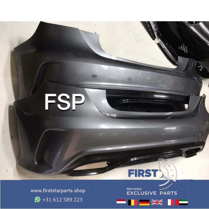 W176 Facelift AMG Achterbumper + diffuser Mercedes A Klasse, Gebruikt, -, Ophalen of Verzenden, Achter
