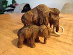 Schleich Mammoet met jong. Zeldzame set., Ophalen of Verzenden, Zo goed als nieuw, Paard, Beeldje of Figuurtje