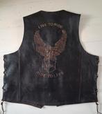 Motor,biker vest,gilet,rundleer,mt 52, Motoren, Kleding | Motorkleding, Ophalen of Verzenden, Tweedehands