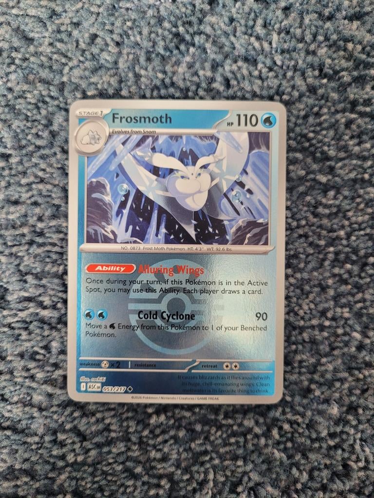 Ascended heroes Frosmoth reverse pokeball, Ophalen of Verzenden, Zo goed als nieuw