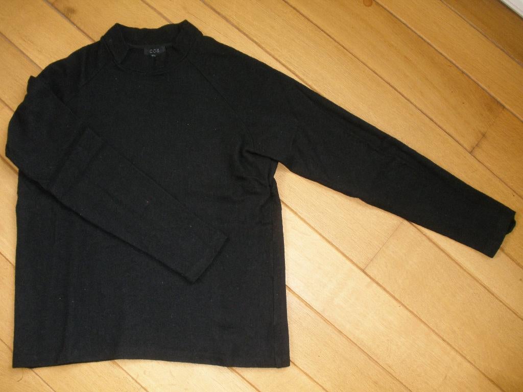 COS trui zwart wol maat S, Kleding | Dames, Truien en Vesten, Ophalen of Verzenden, Zo goed als nieuw, Maat 38/40 (M), Zwart