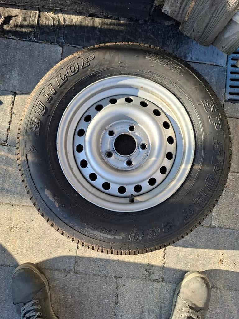 Banden 2x 175R14 en 1x 195R14, Ophalen