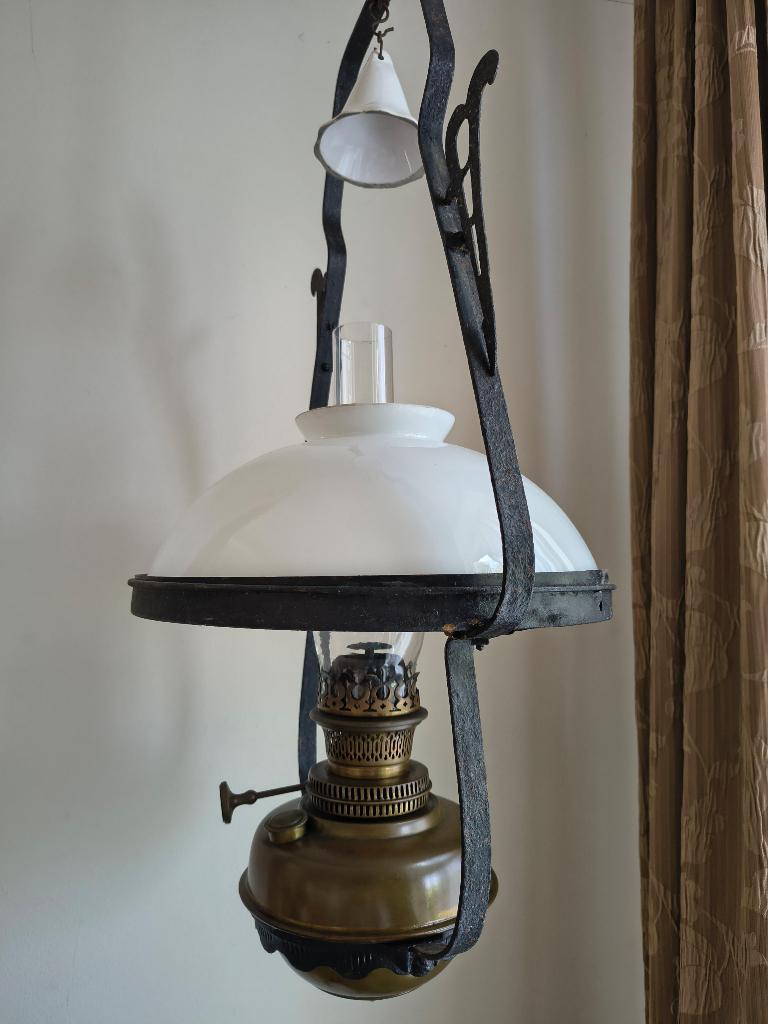 olielamp hangend, Antiek en Kunst, Antiek | Lampen, Ophalen