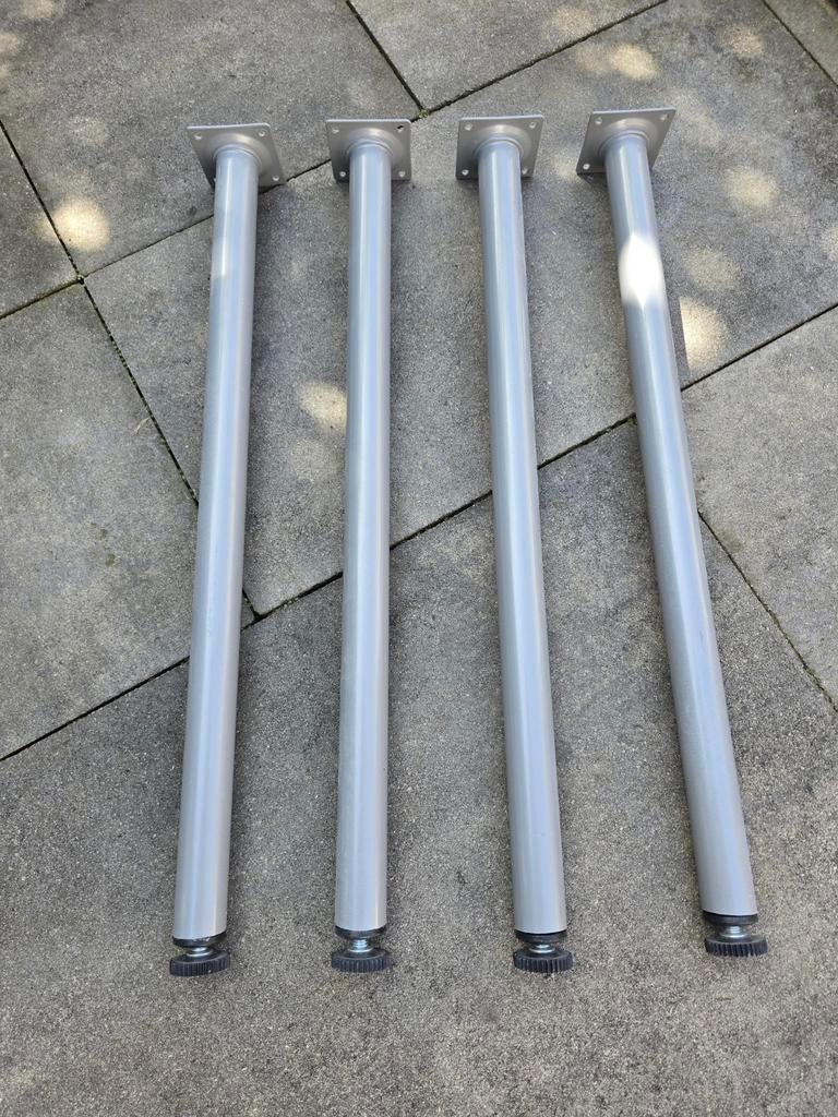 4 verstelbare tafelpoten (53-56cm), Ophalen, Tafelpoot, Gebruikt, 50 tot 100 cm