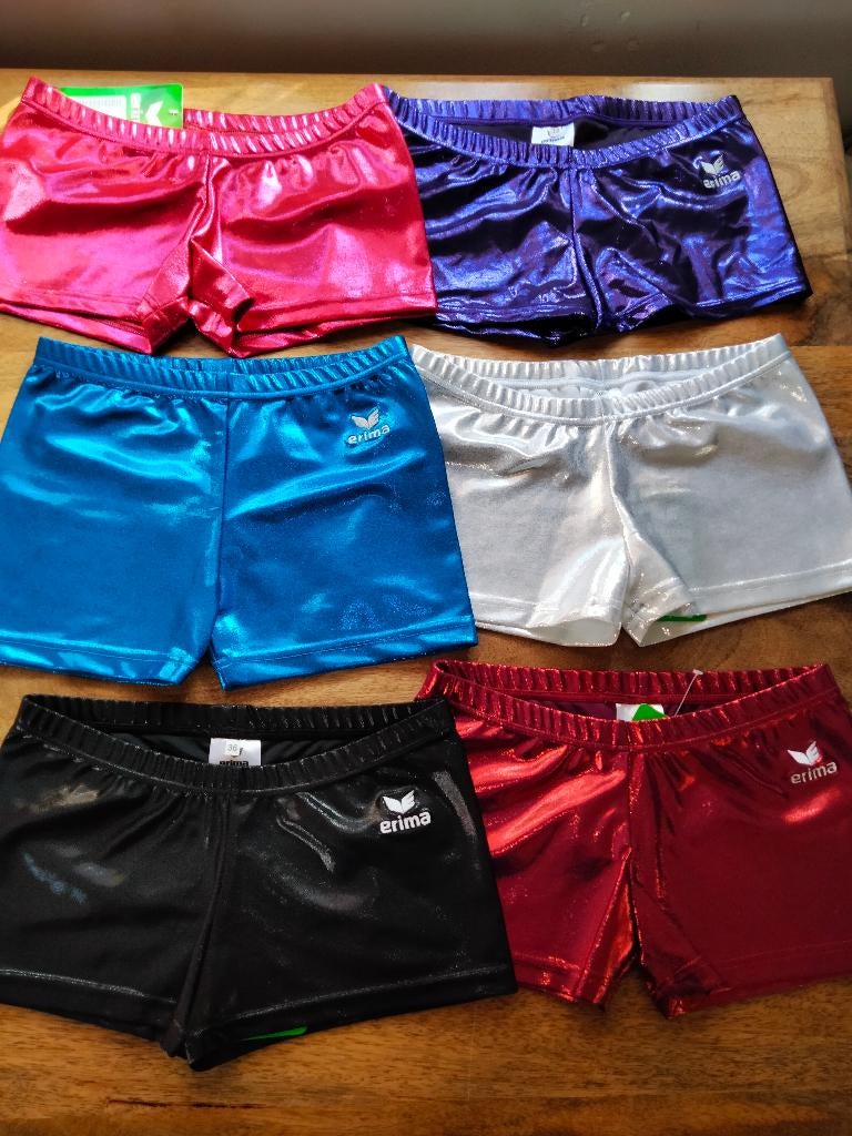 Erima turnbroekjes/turnbroekje diverse maten en kleuren (1), Sport en Fitness, Turnen, Nieuw, Turnpak(je), Ophalen of Verzenden