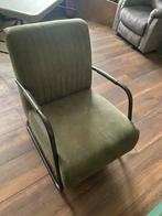 Groene fauteuil, Huis en Inrichting, Ophalen of Verzenden, Zo goed als nieuw, 75 tot 100 cm, 50 tot 75 cm