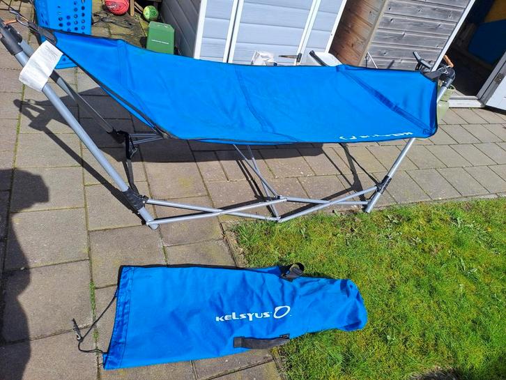 Kelsyus hangmat opvouwbaar, Tuin en Terras, Hangmatten, Gebruikt, Eenpersoons, Opvouwbaar, Buiten, Ophalen