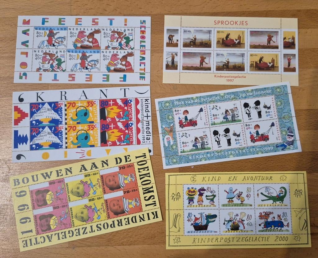 Kinderpostzegels vanaf 1993, Ophalen of Verzenden, Overige thema's