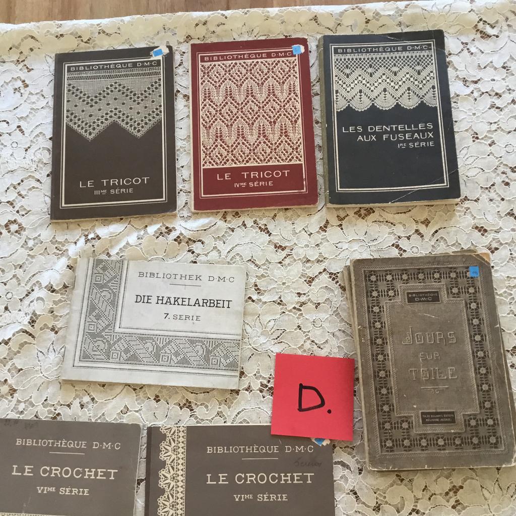 Serie D handwerkboeken haken,borduren,breien, Ophalen of Verzenden, Breien of Haken, Patroon of Boek