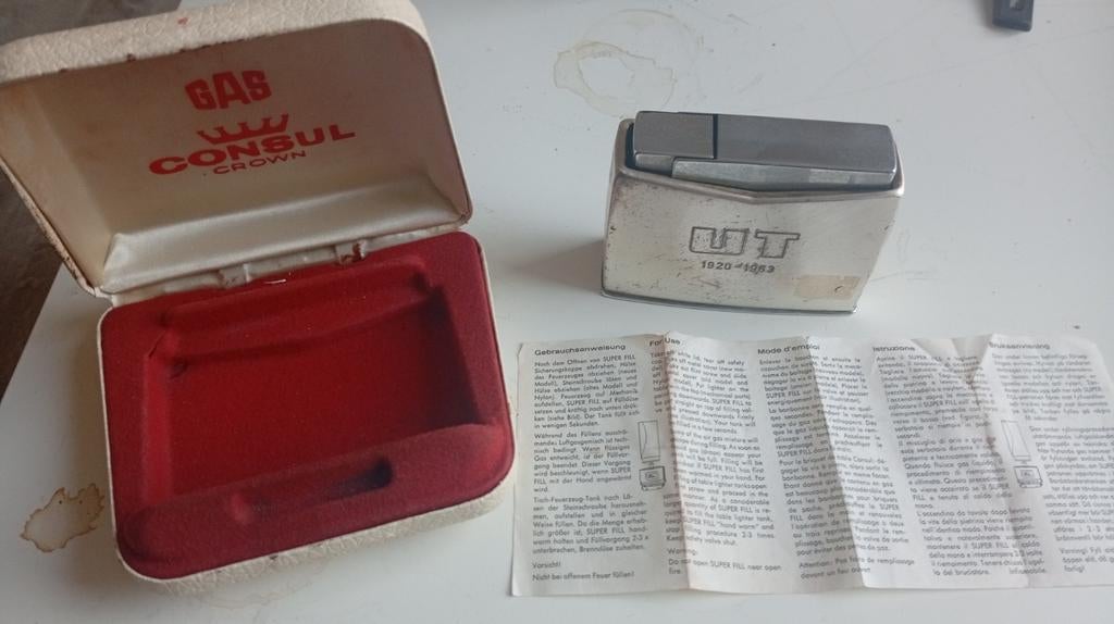 Antieke werkende Consul Crown gasaansteker (1920-1963), Verzamelen, Ophalen of Verzenden