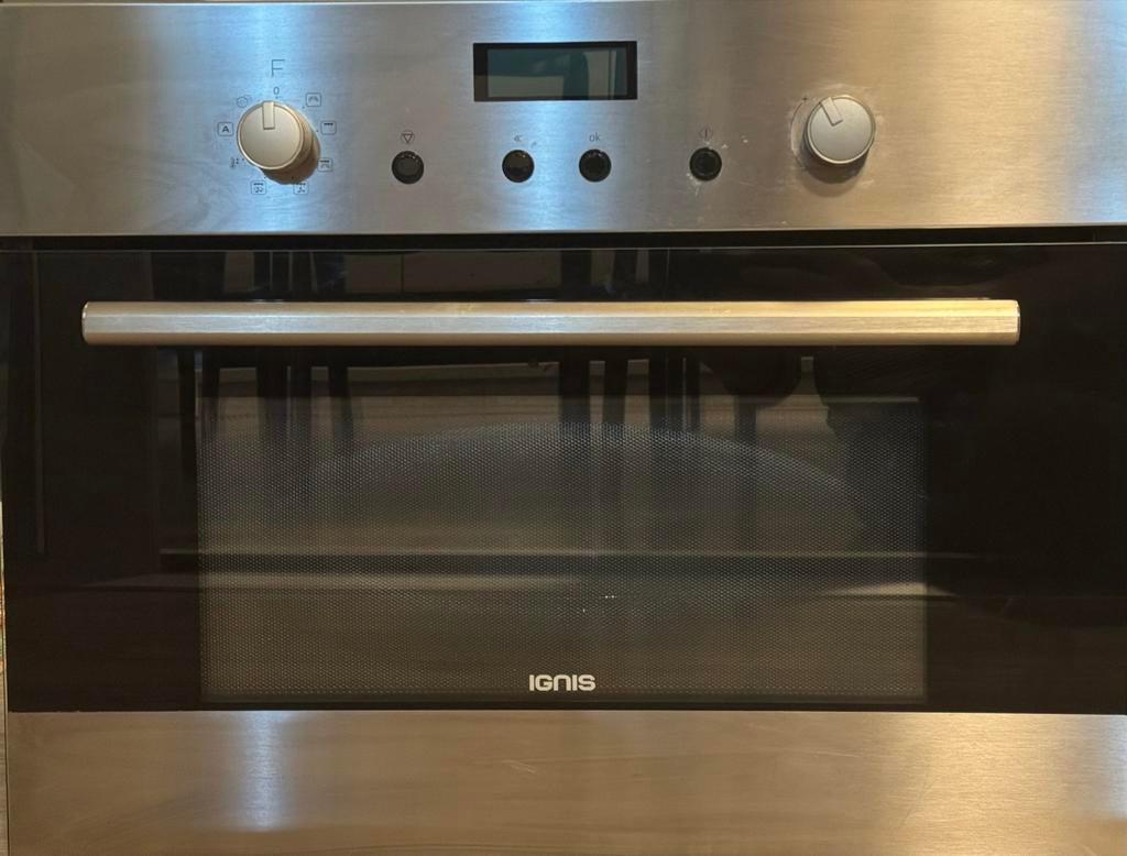 Ignis combi-oven - Oven werkt perfect, magnetron defect, Witgoed en Apparatuur, Combimagnetron, Gebruikt, 60 cm of meer, Ophalen of Verzenden