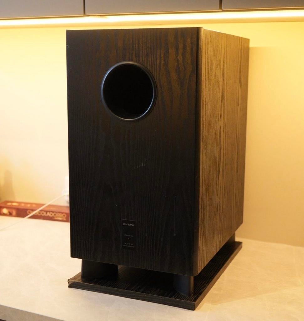 Onkyo SKW-530 Subwoofer Zwart - Gebruikt, defect, Audio, Tv en Foto, Luidsprekers, Gebruikt, Subwoofer, 120 watt of meer, Ophalen