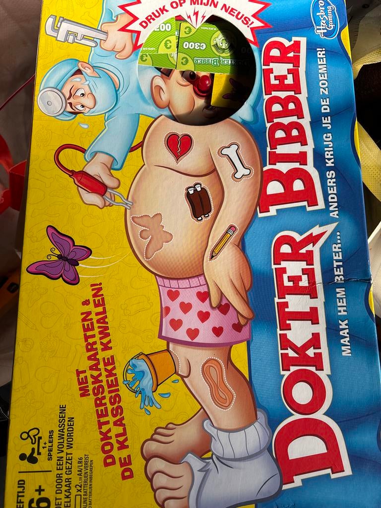Dokter Bibber spel - Gratis afhalen, Een of twee spelers, Ophalen of Verzenden, Gebruikt