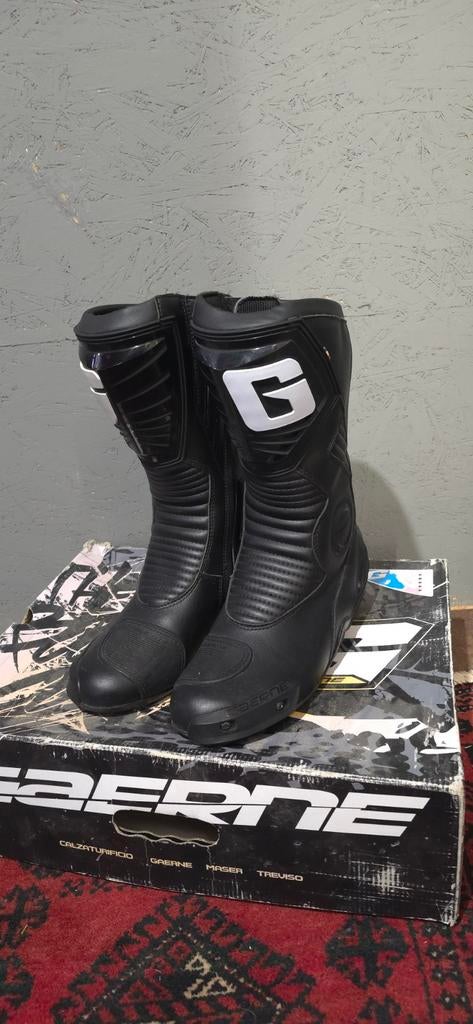 Gaerne GP1 Evo Motorlaarzen Zwart - Maat 45, Motoren, Heren, Ophalen of Verzenden, Gaerne, Laarzen
