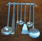 Leuk 8-delig vintage lepelrek, Gero, nr 7401, "trosje", Ophalen of Verzenden, Rvs of Chroom
