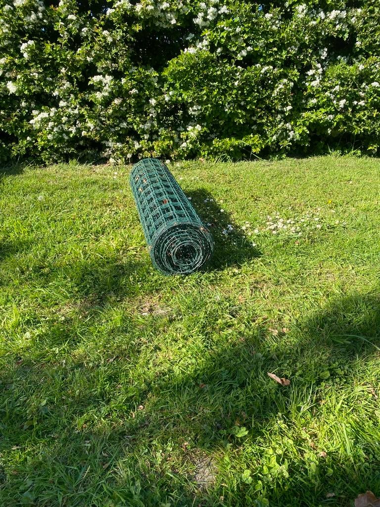 Groen tuingaas, Tuin en Terras, Gaas en Draad, Ophalen, Zo goed als nieuw, Minder dan 10 meter, Gaas