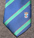 Leidschendam Gemeentewapen stropdas groen-blauw gestreept, Ophalen of Verzenden, Nieuw, Gebruiksvoorwerp