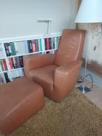 fauteuil met hocker Gerard van de Berg design, Huis en Inrichting, Ophalen, Gebruikt, Design, 75 tot 100 cm