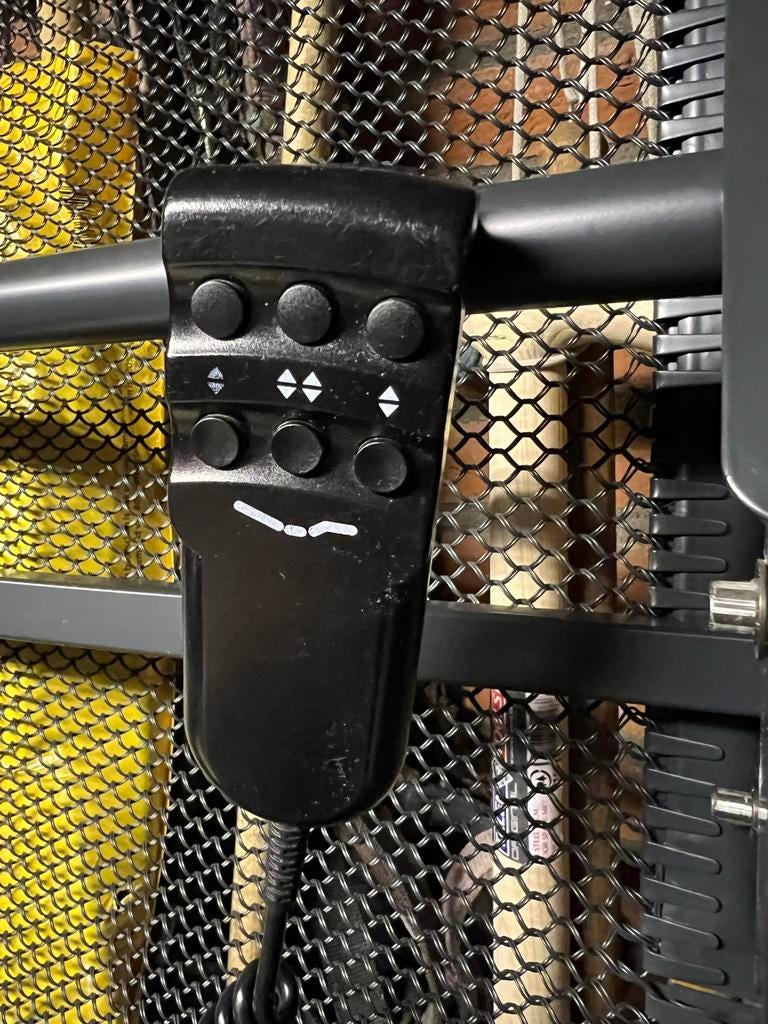 Auping auronde elektrisch spiraal 90x200, Ophalen, Eenpersoons, Zwart, Overige maten