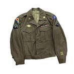 WWII US Ike Jacket 3rd Army Engineer, Ophalen of Verzenden, Amerika, Kleding of Schoenen