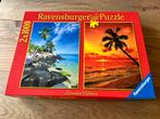 Ravensburger puzzel 2x 1000 stukjes Tropische Impressies, Ophalen of Verzenden, 500 t/m 1500 stukjes, Zo goed als nieuw