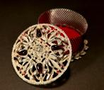 Vintage Snuifdoos / Juwelendoos met Strass, Antiek en Kunst, Ophalen of Verzenden